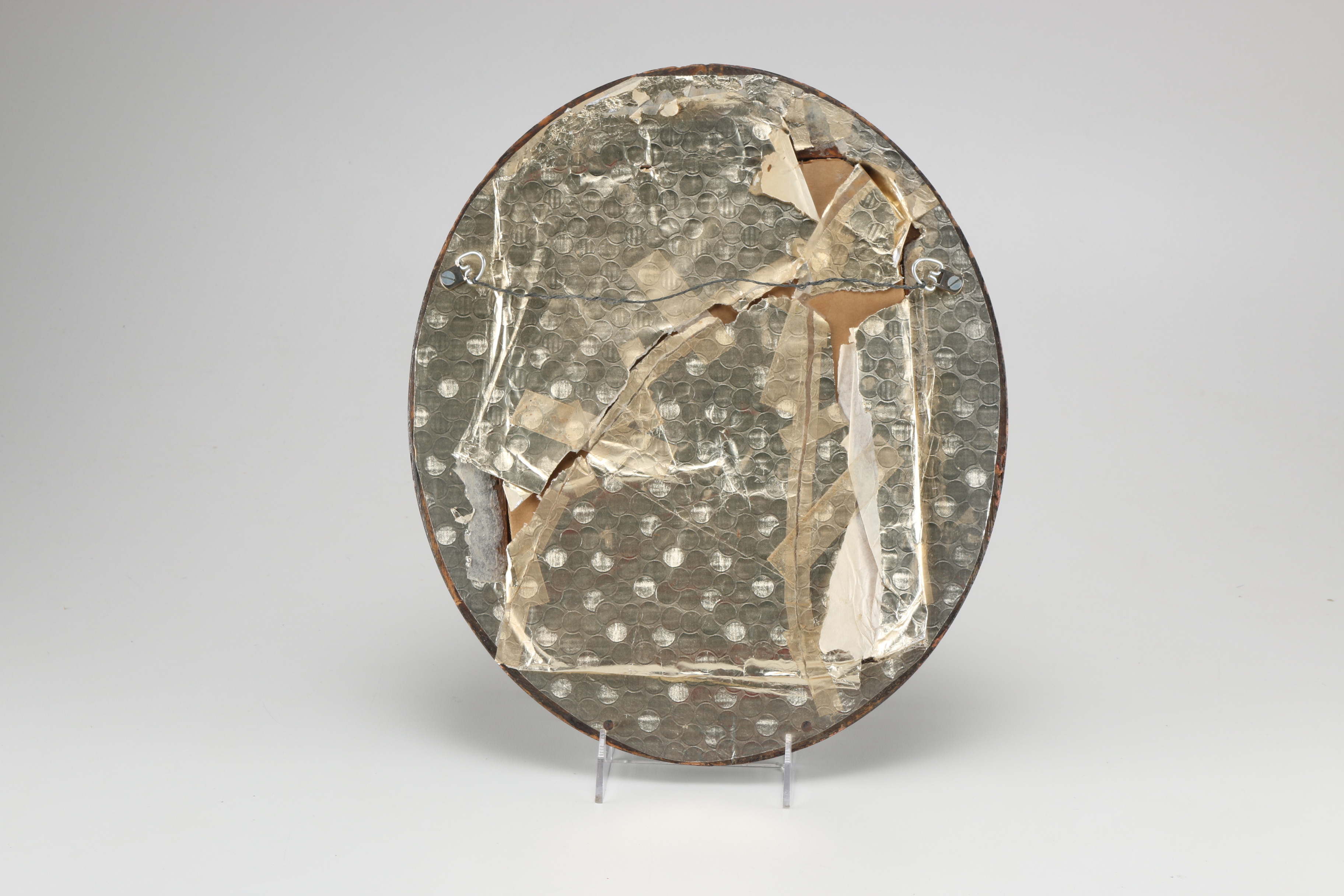 Oval Framed Vintage Oil Painting