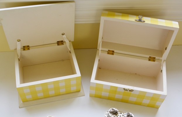 Sterling Silver Boardman Baby Trinket Box, Reed & Barton Music Boxes and Other Boxes