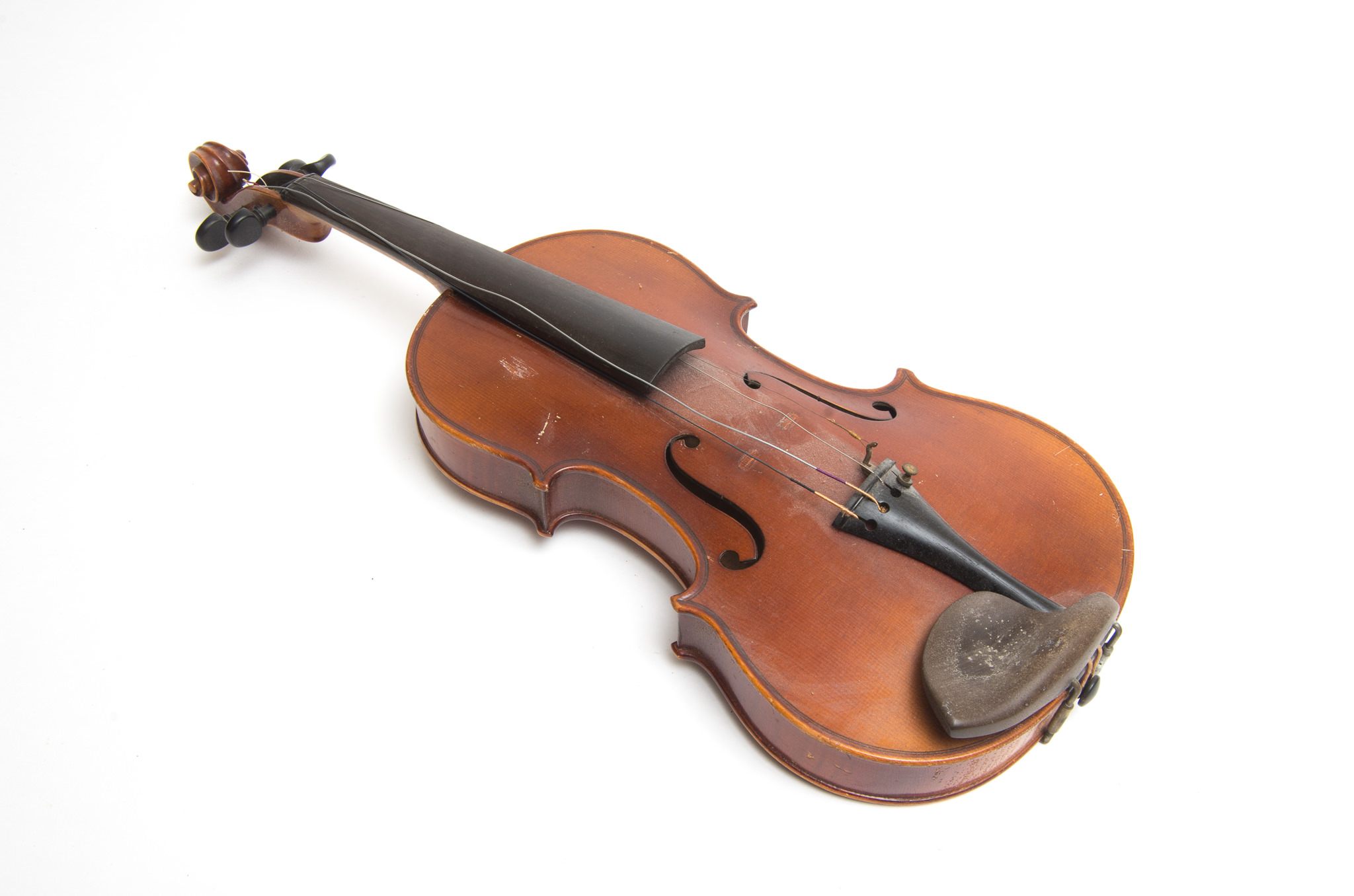 Vintage Violin With Eagle Lock Case and Bows