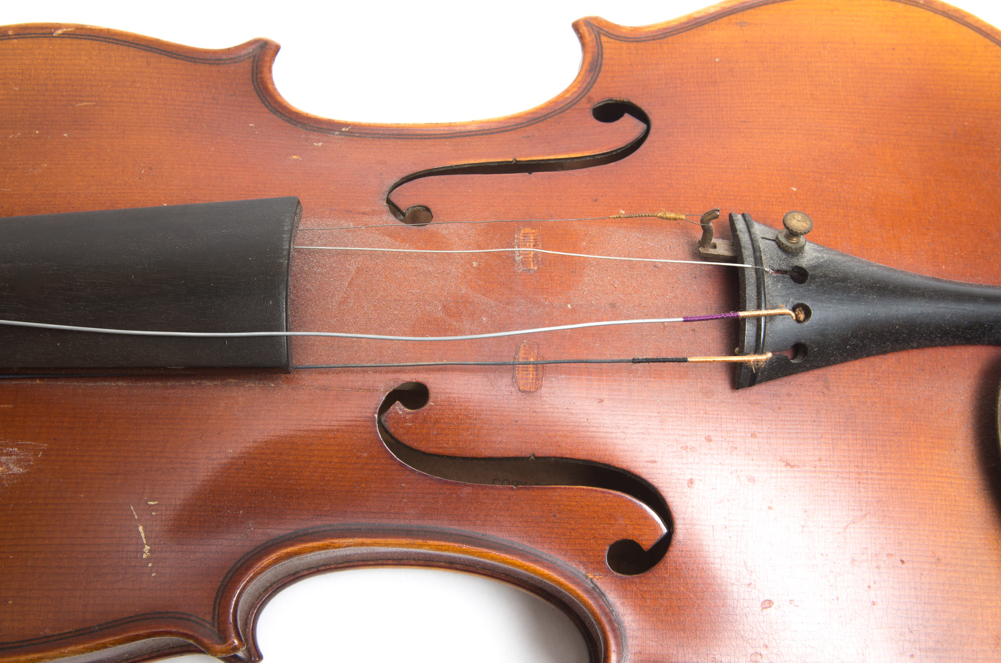 Vintage Violin With Eagle Lock Case and Bows