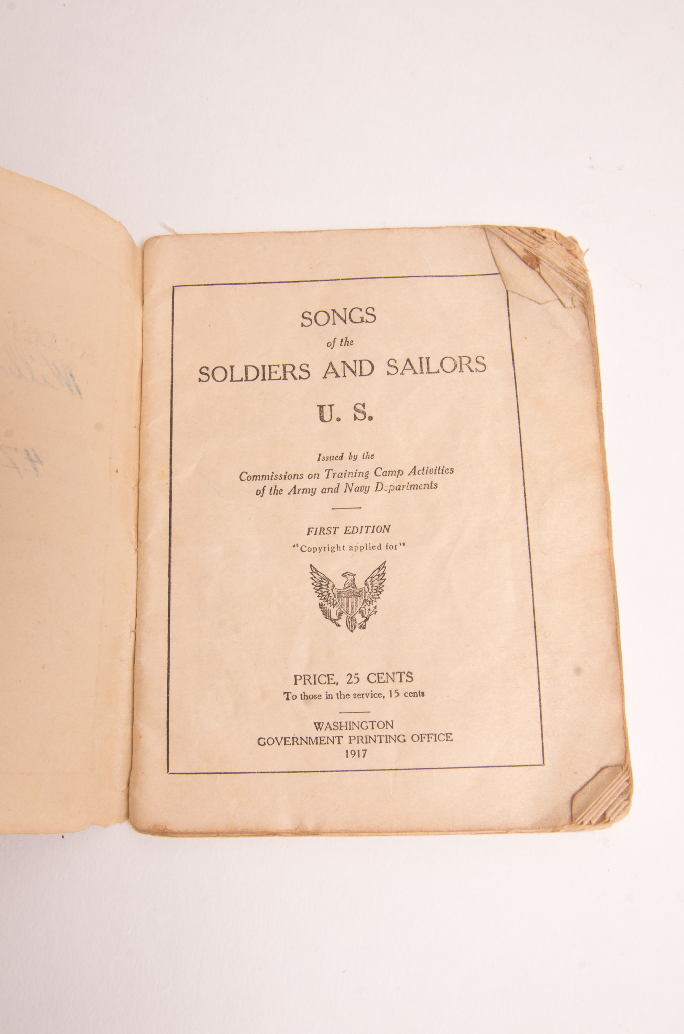 Vintage Hymns of Soldiers and War Ration Books