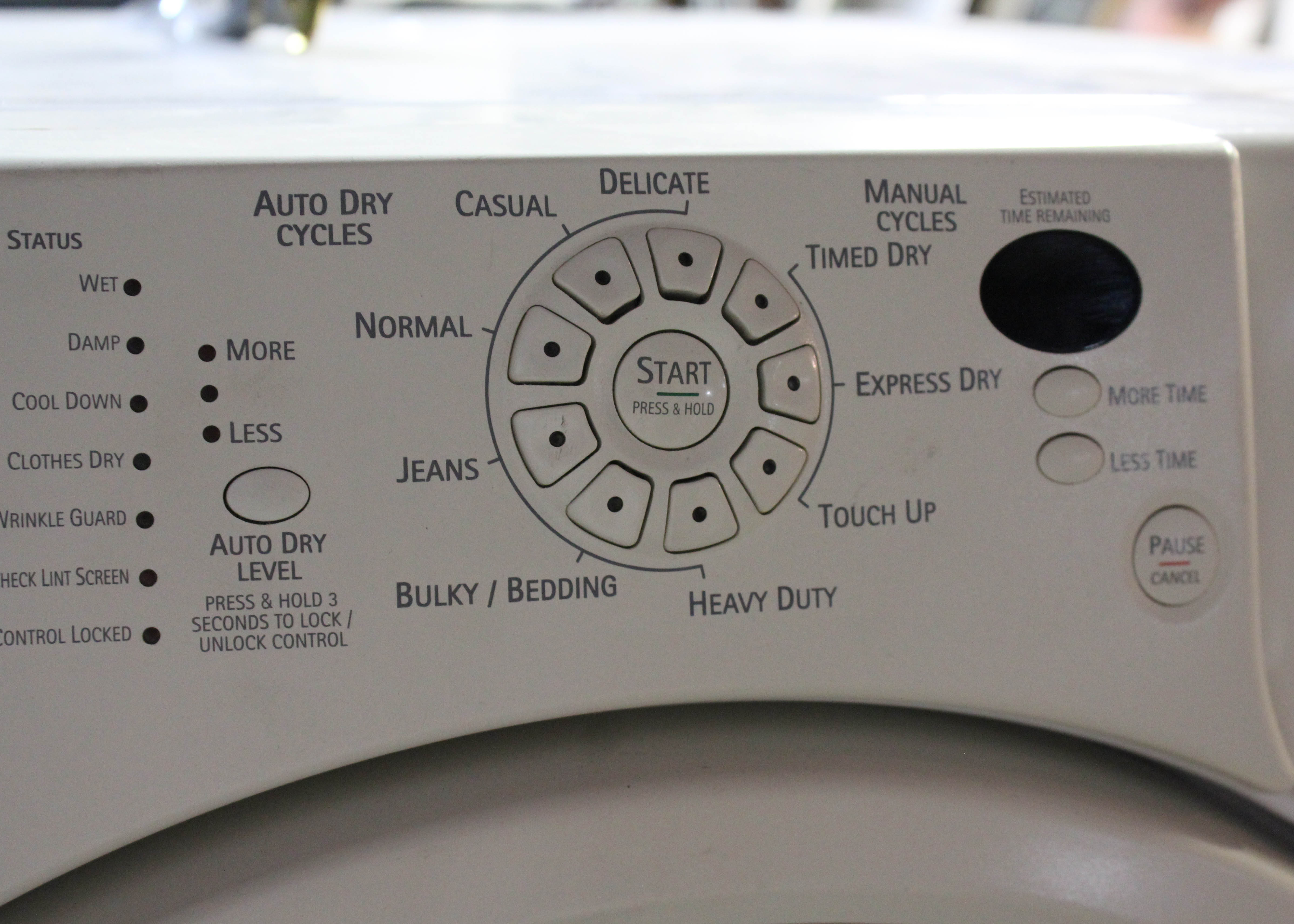 Kenmore Elite HE4 Front Loading Dryer