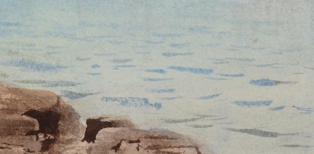 A. C. Cree Signed Watercolor "Lake Wakatipu, New Zealand"