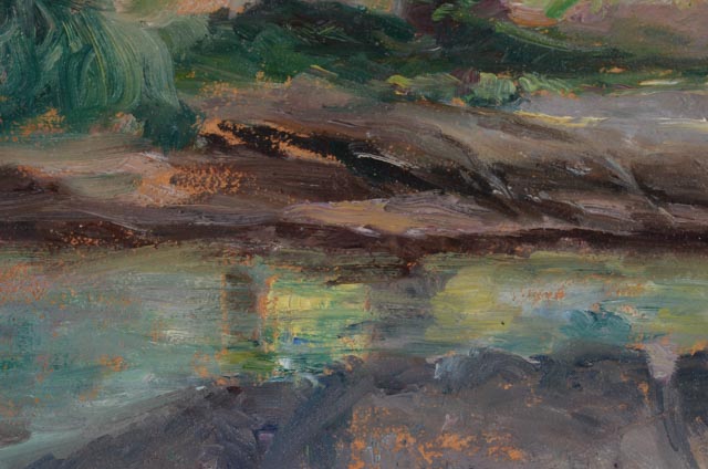 Dora McCollister Original Double-Sided Oil Painting on Board