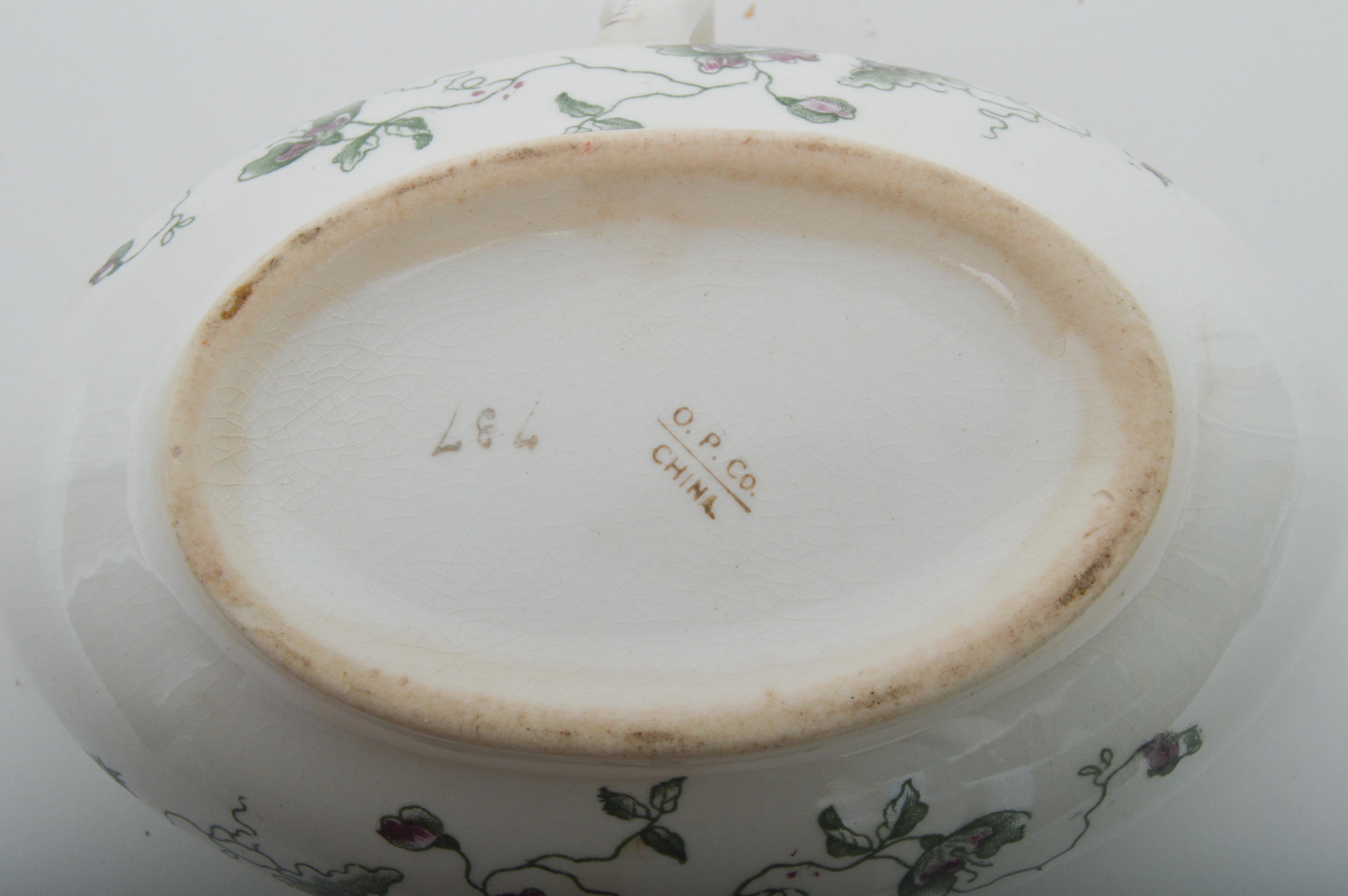 Antique Onondaga Pottery Co Porcelain China Set