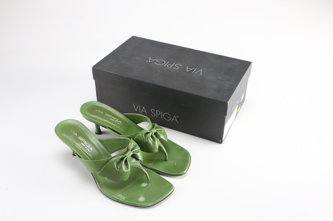 Tory Burch Ballerina Flats and Via Spiga Open Toe Heels