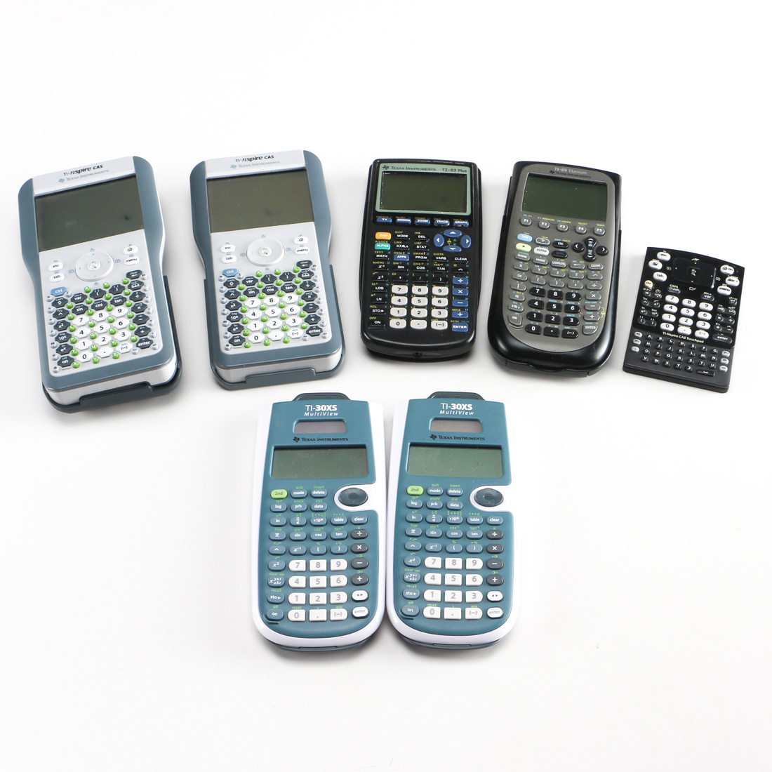 Assortment of Texas Instruments Graphing Calculators