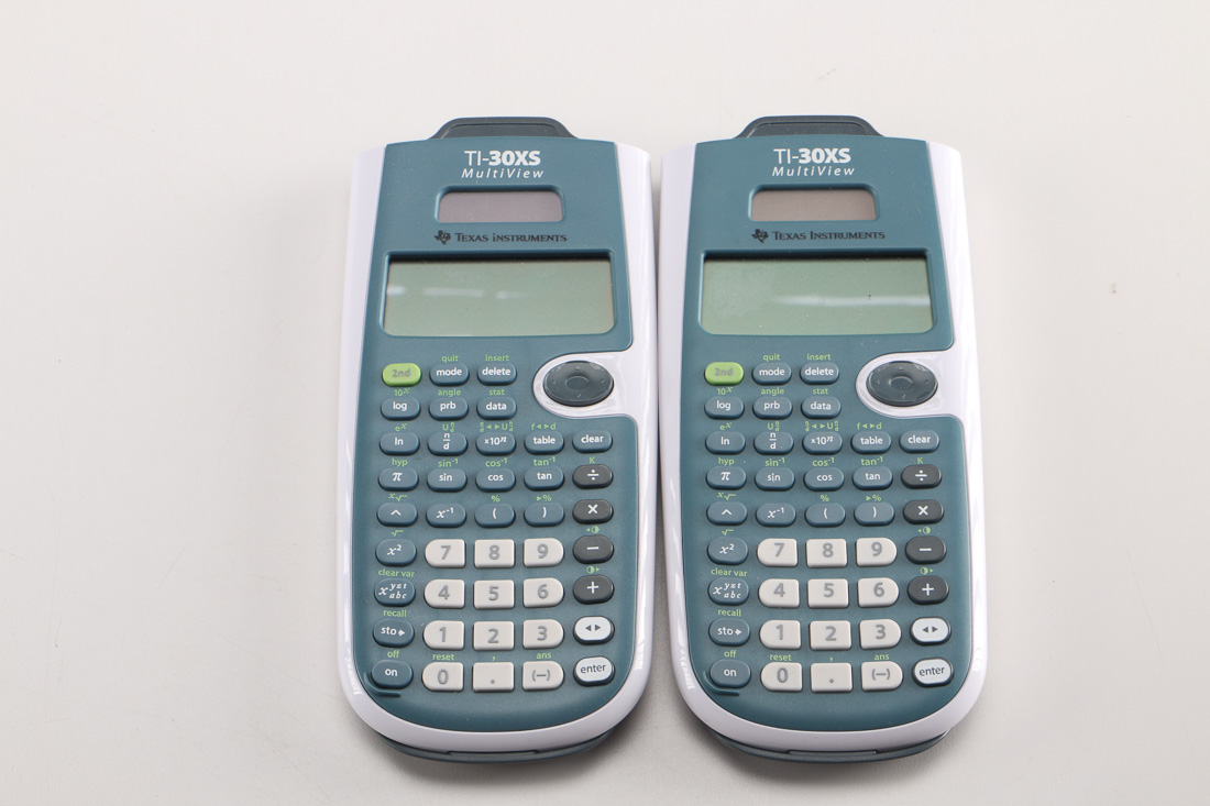 Assortment of Texas Instruments Graphing Calculators