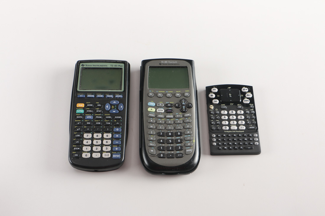 Assortment of Texas Instruments Graphing Calculators