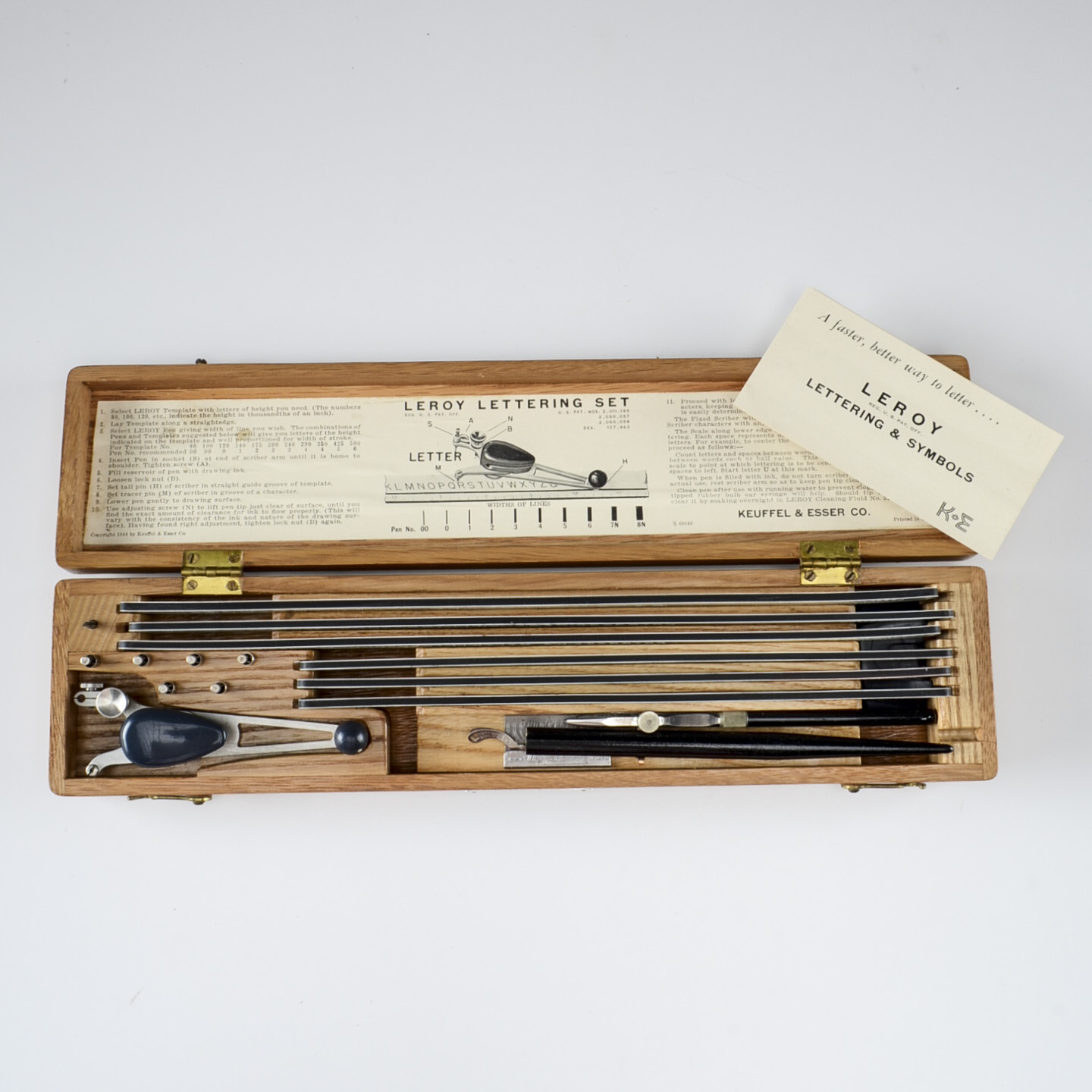 Vintage Keuffel & Esser Leroy Lettering Set