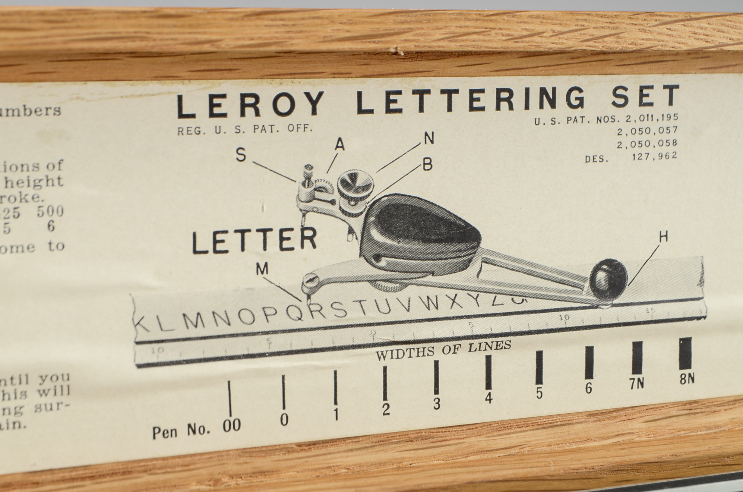 Vintage Keuffel & Esser Leroy Lettering Set