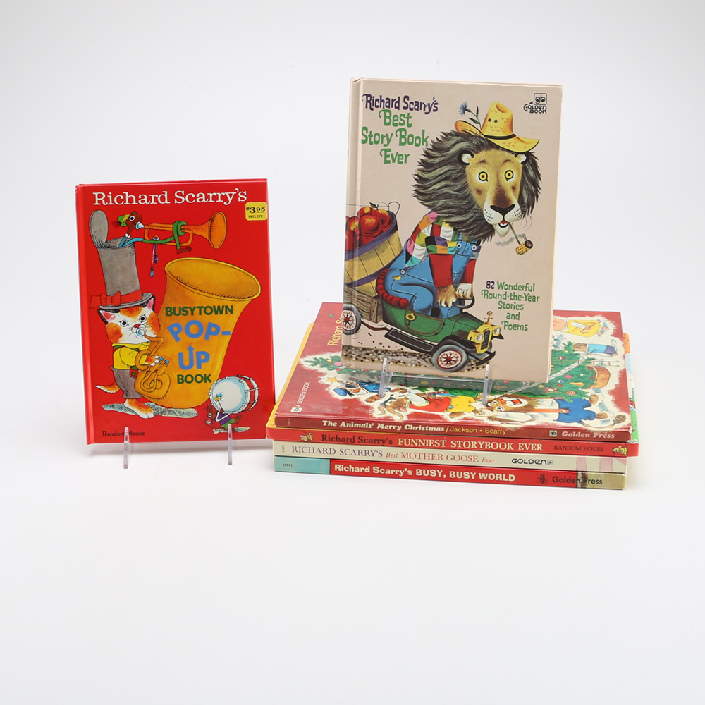 Collection of Richard Scarry Children's Books