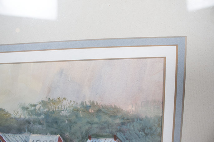 Three Signed Watercolor Paintings by Ed Gifford
