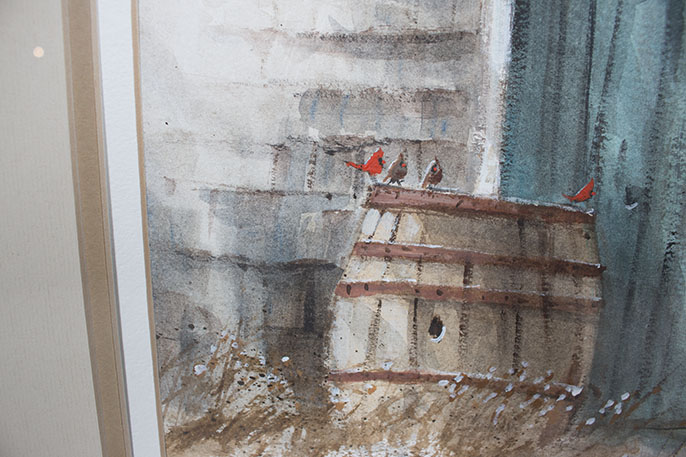 Three Signed Watercolor Paintings by Ed Gifford