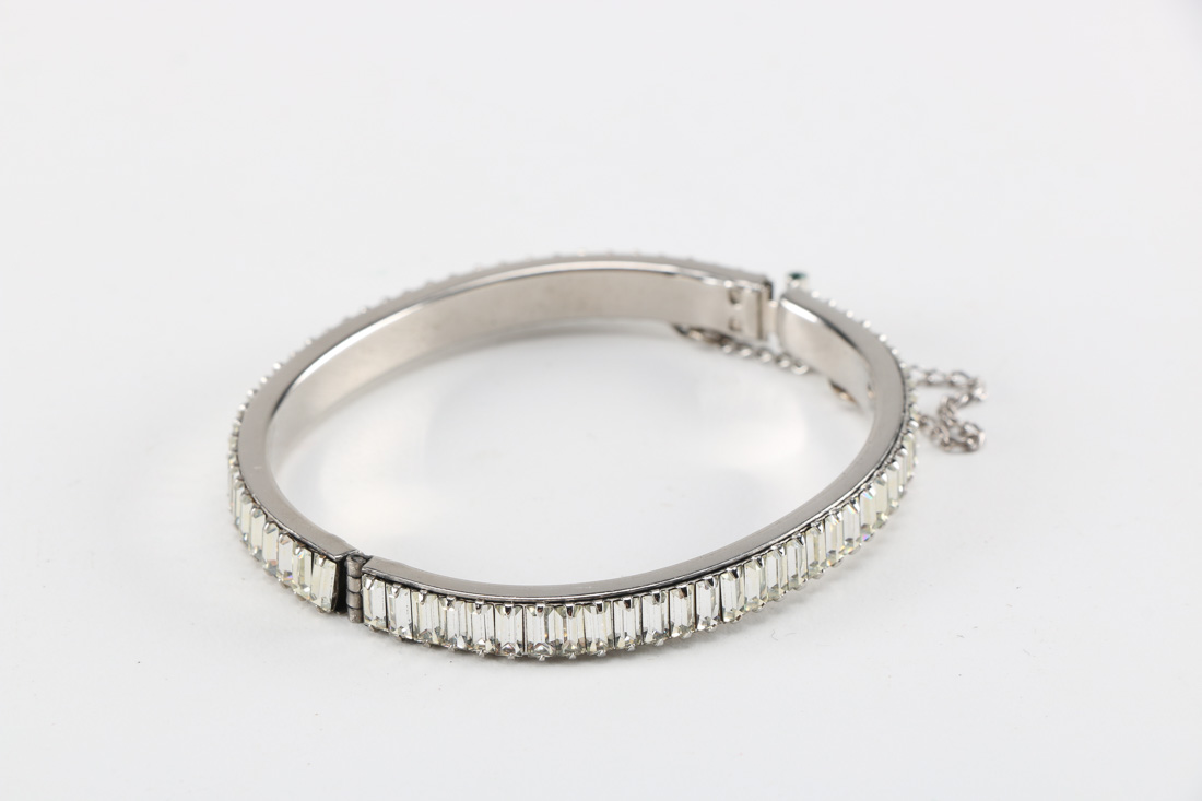 Collection of Vintage Rhinestone Jewelry Including Mazer Brothers