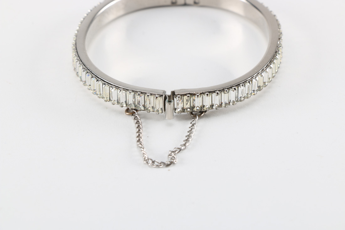 Collection of Vintage Rhinestone Jewelry Including Mazer Brothers