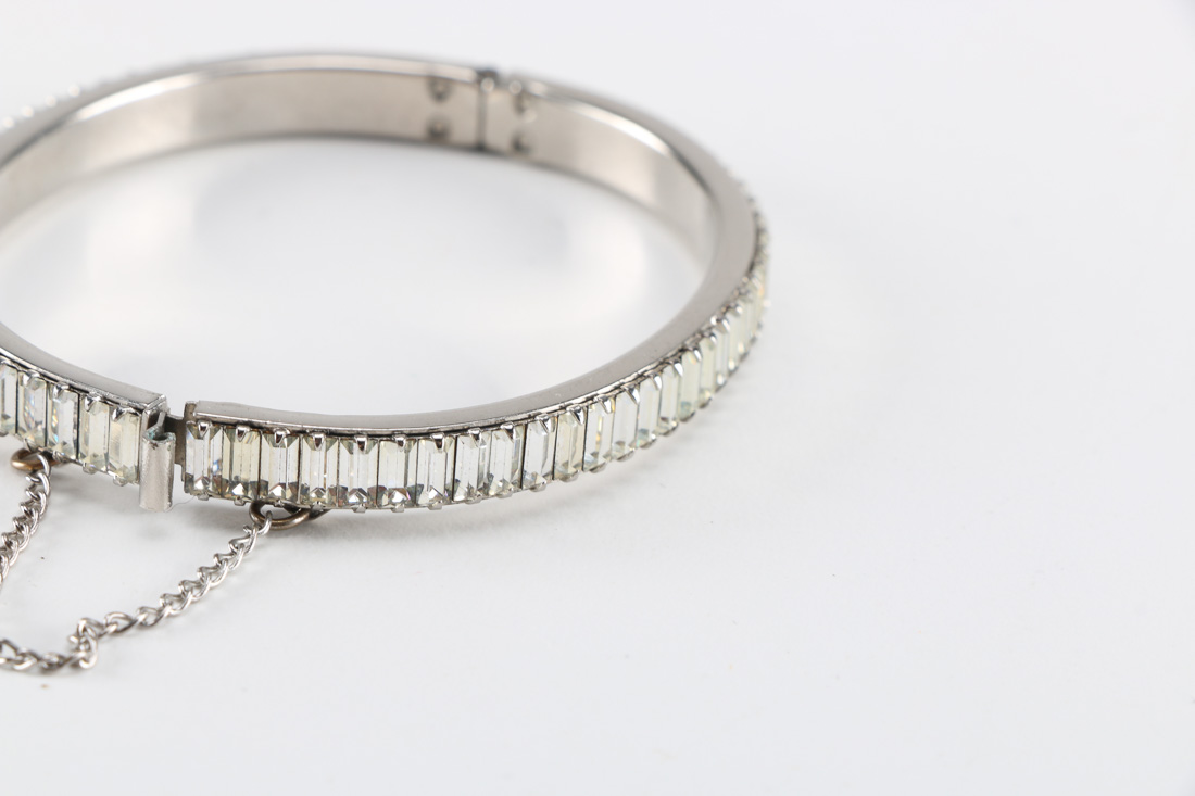 Collection of Vintage Rhinestone Jewelry Including Mazer Brothers