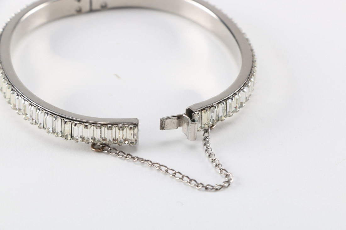 Collection of Vintage Rhinestone Jewelry Including Mazer Brothers