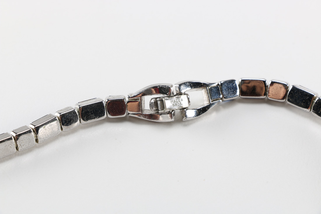 Collection of Vintage Rhinestone Jewelry Including Mazer Brothers