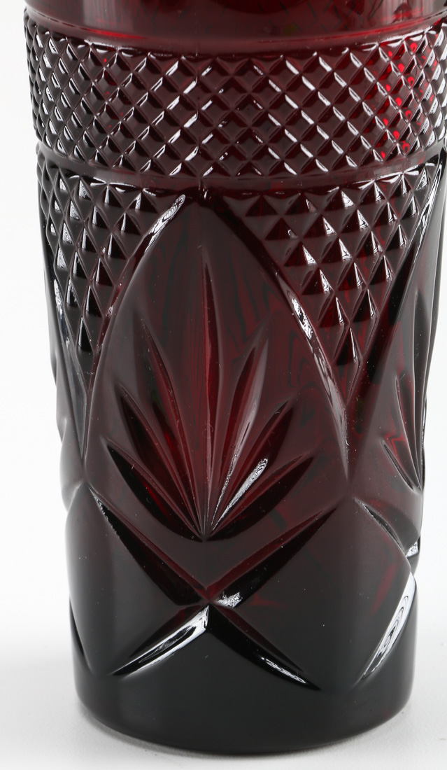 Vintage Luminarc Arcoroc Ruby Red Glassware