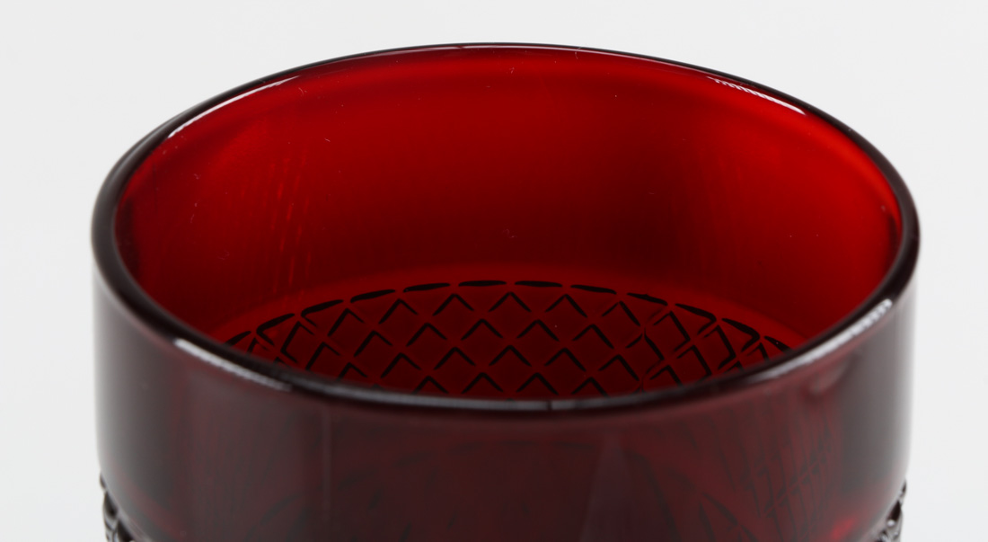 Vintage Luminarc Arcoroc Ruby Red Glassware