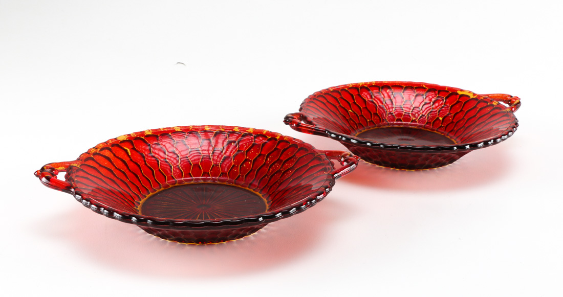 Vintage Luminarc Arcoroc Ruby Red Glassware