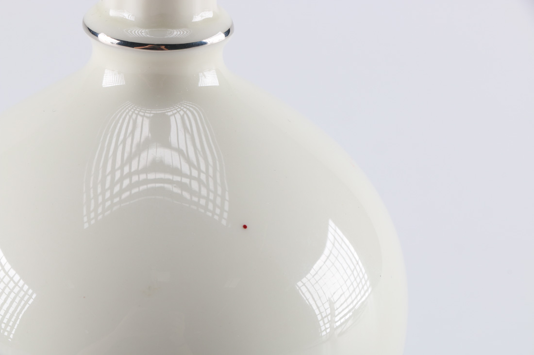 Mid-Century Lenox Bud Vase with Painted Flowers