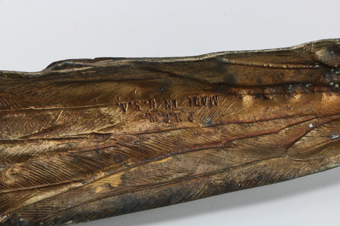 Mid-Century Cast Metal Pheasant Figure