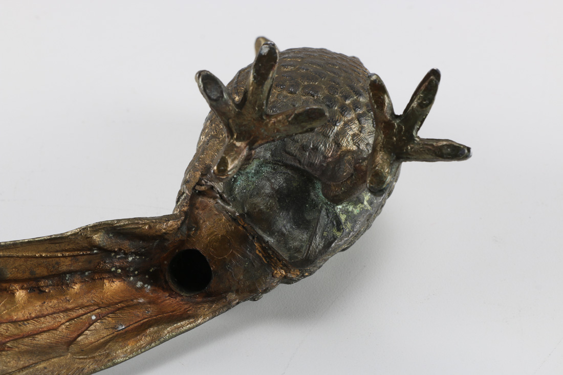 Mid-Century Cast Metal Pheasant Figure