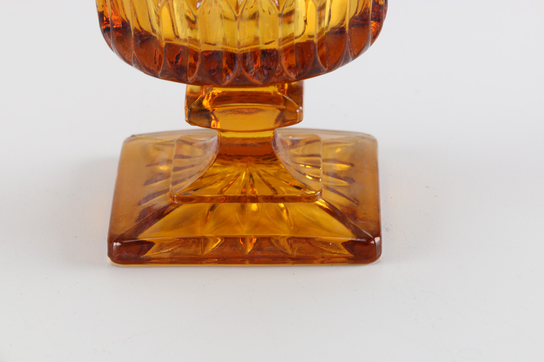 1970s Indiana Glass "Mt. Vernon" Gold Goblets