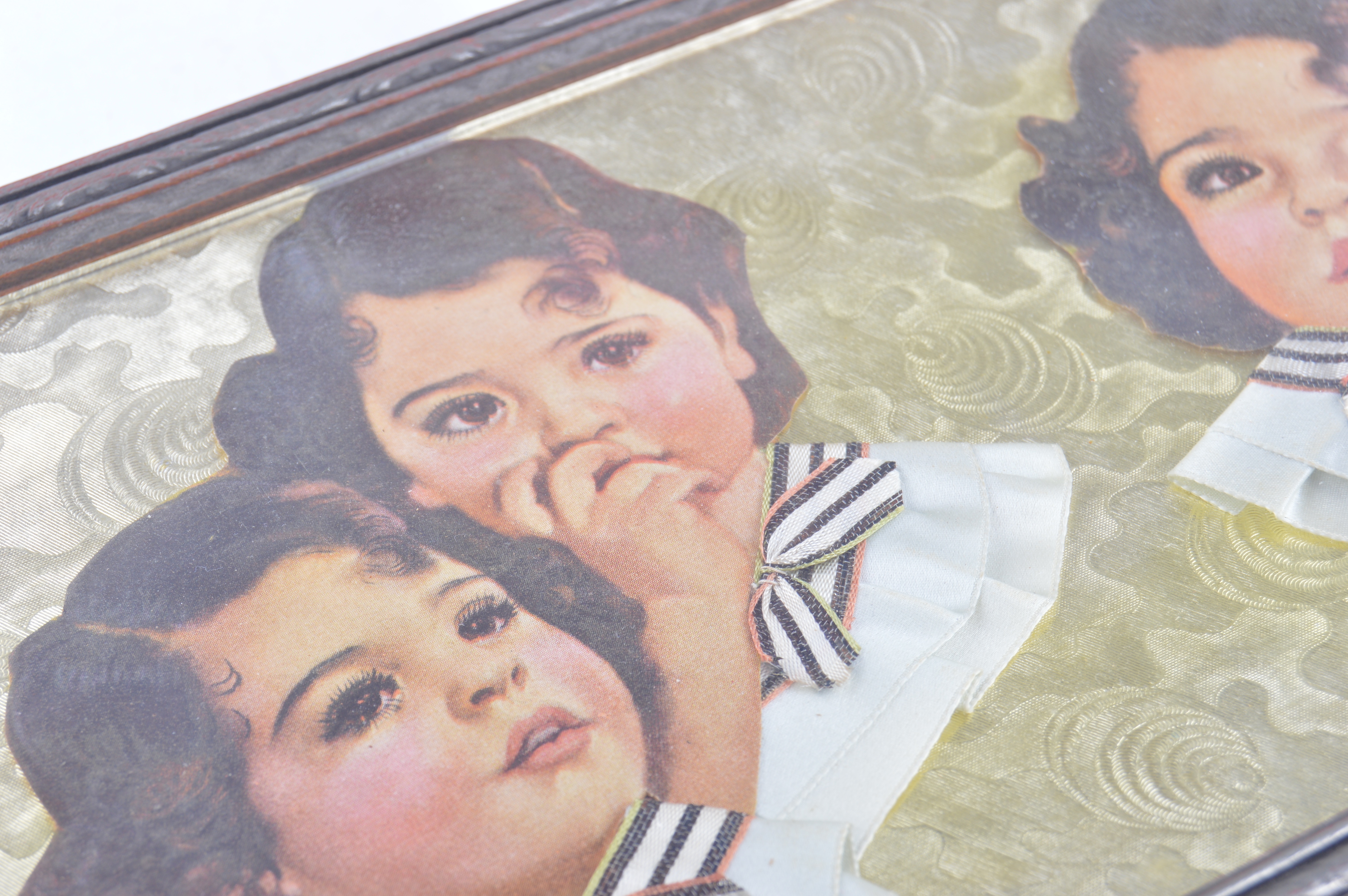 Framed Dionne Quintuplets Advertisments