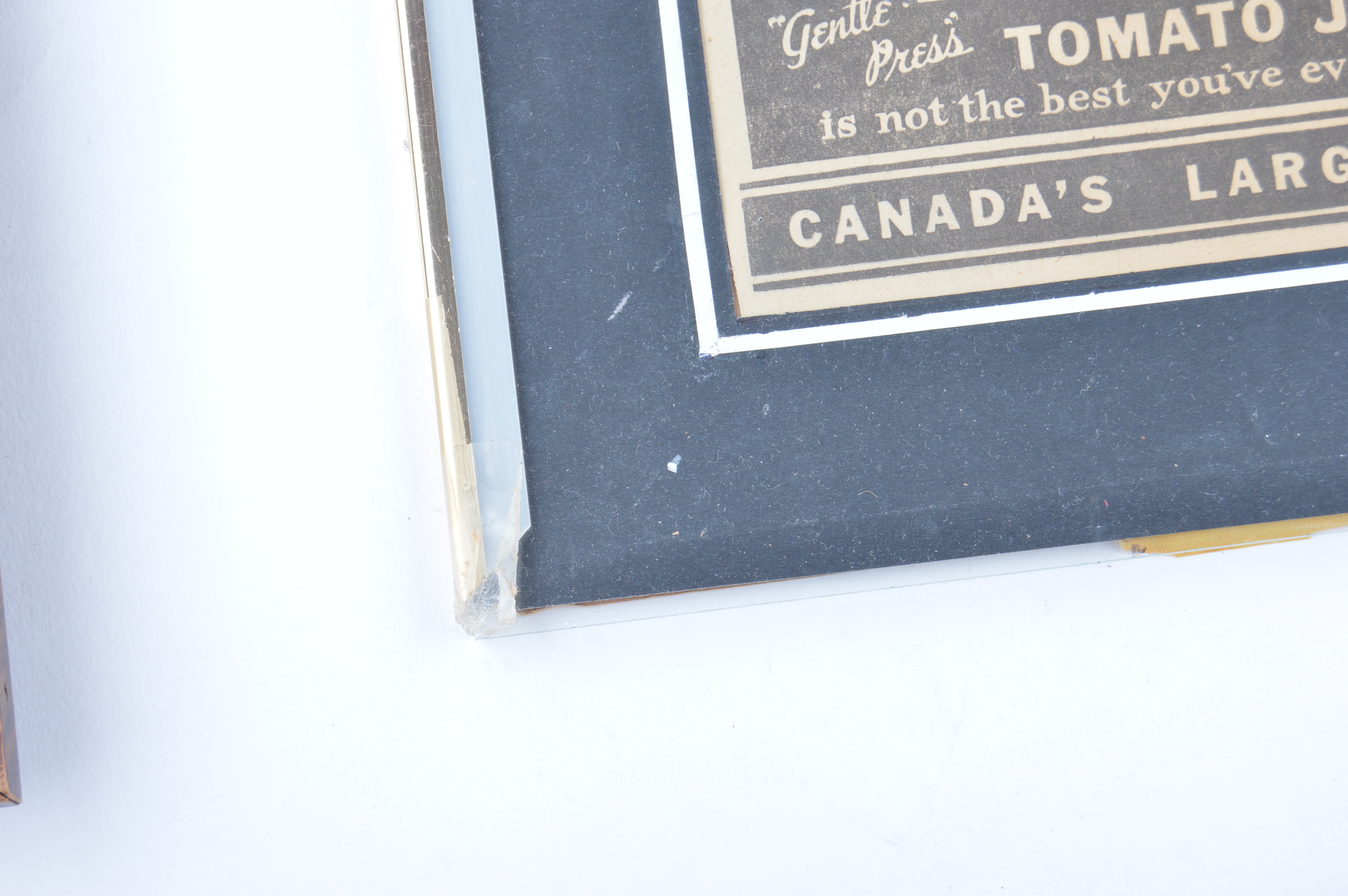 Framed Dionne Quintuplets Advertisments