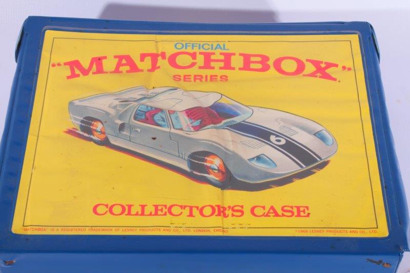 Collection of Vintage Matchbox and Hot Wheels Cars with Case