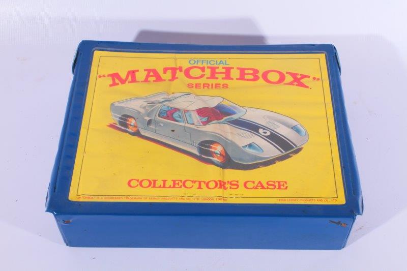 Collection of Vintage Matchbox and Hot Wheels Cars with Case