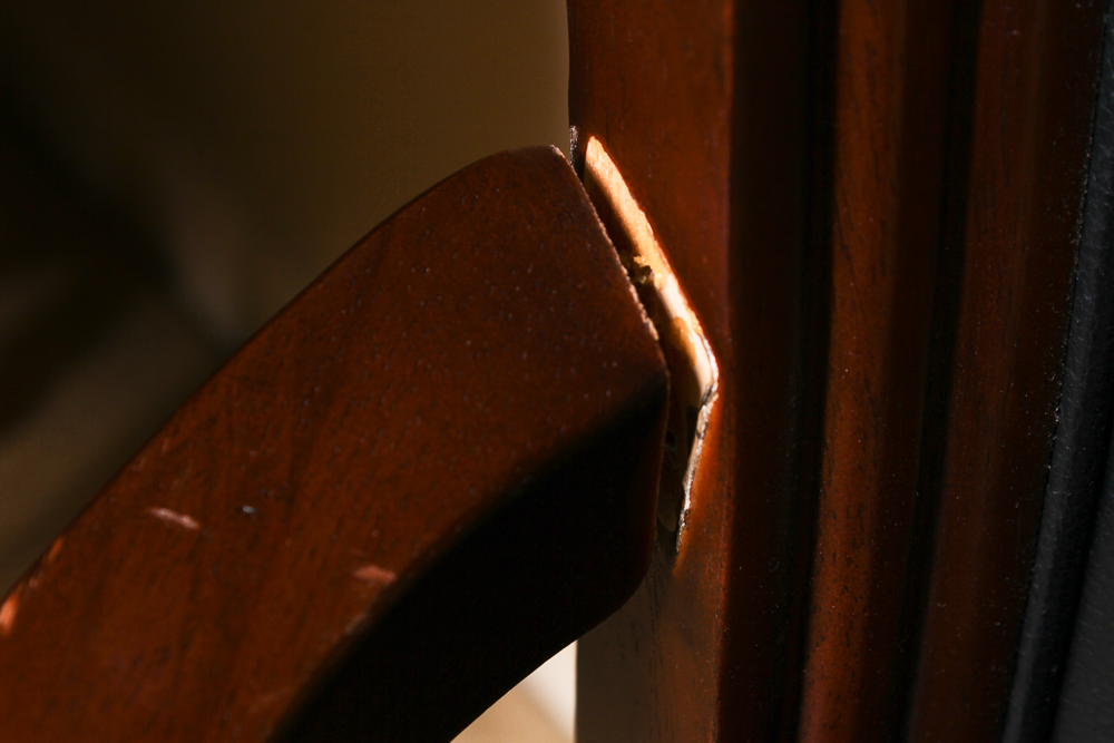 Round Poker Table and Four Matching Chairs