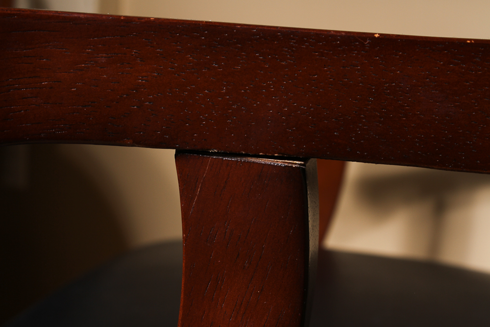 Round Poker Table and Four Matching Chairs