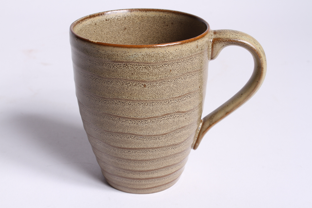 Stoneware Plates and Mugs in Earth Tone Glazes