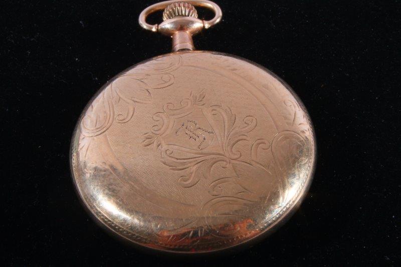 1913 Hampden Open-Faced Pocket Watch
