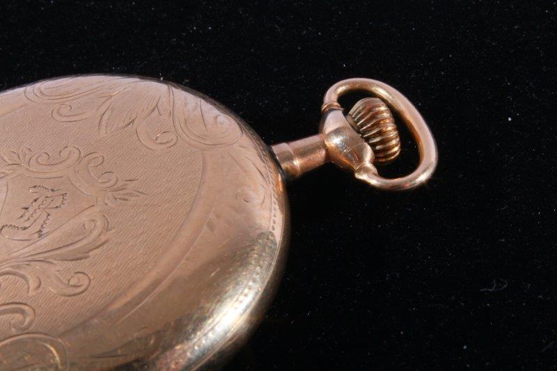 1913 Hampden Open-Faced Pocket Watch