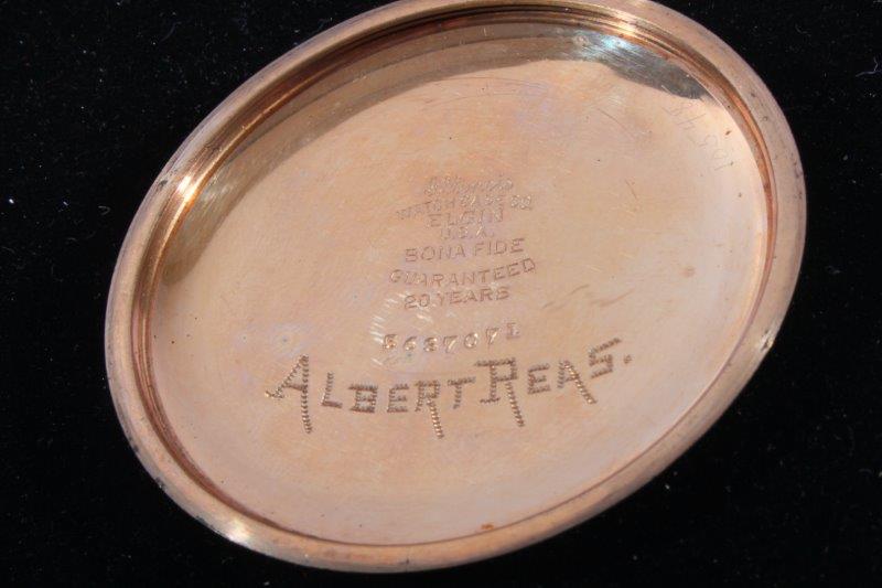 1913 Hampden Open-Faced Pocket Watch