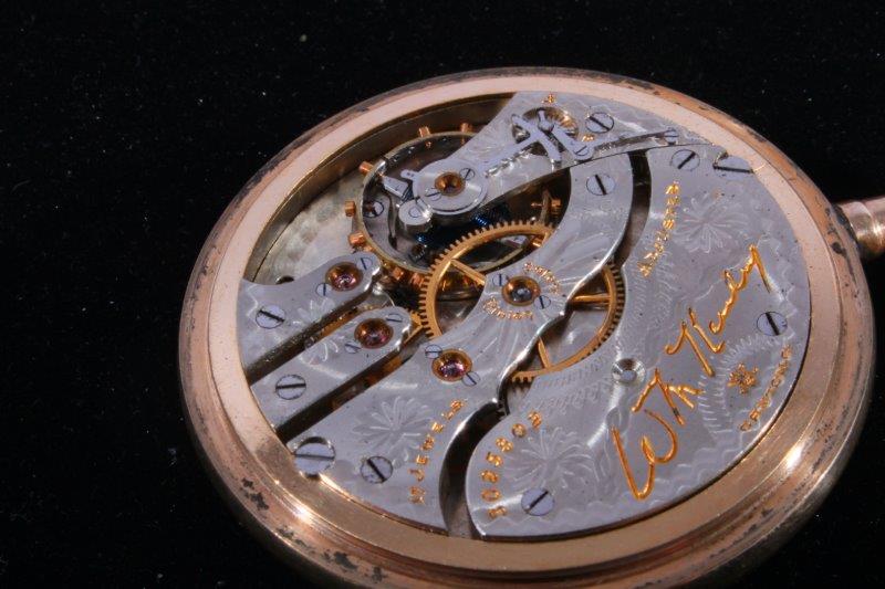 1913 Hampden Open-Faced Pocket Watch