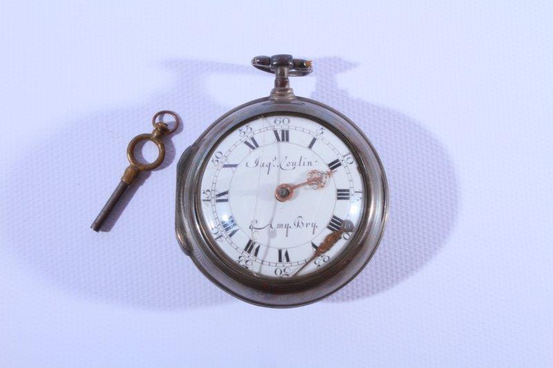 Jacques Coulin & Amy Bry Verge Fusee Pair-Cased Pocket Watch