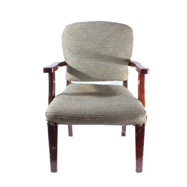 Vintage Upholstered Child's Arm Chair
