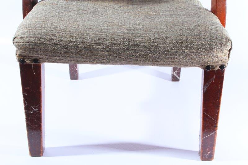 Vintage Upholstered Child's Arm Chair