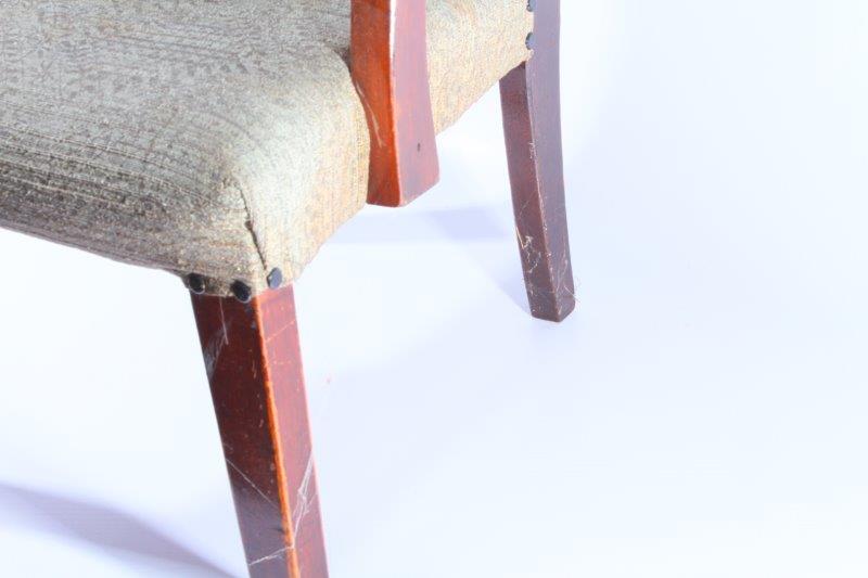 Vintage Upholstered Child's Arm Chair