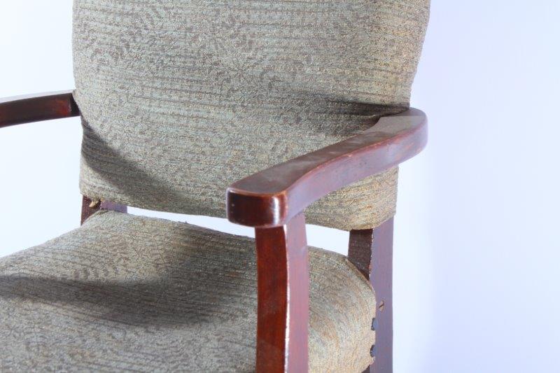 Vintage Upholstered Child's Arm Chair