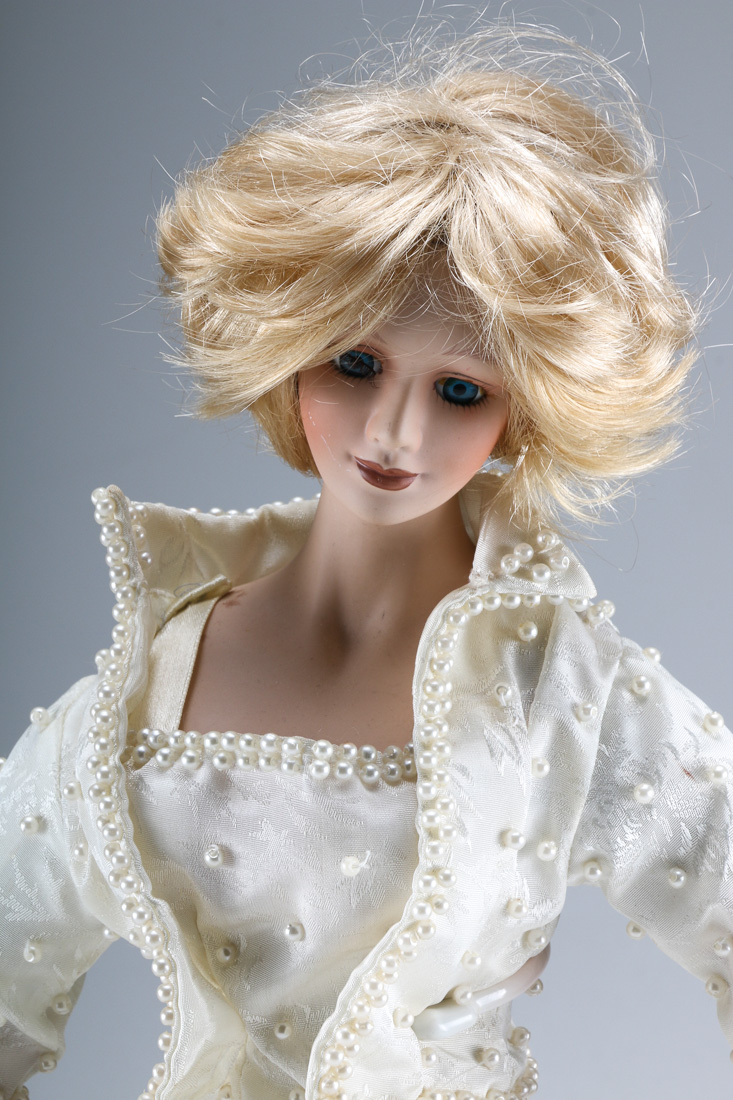 Princess Diana Porcelain Doll by Unique