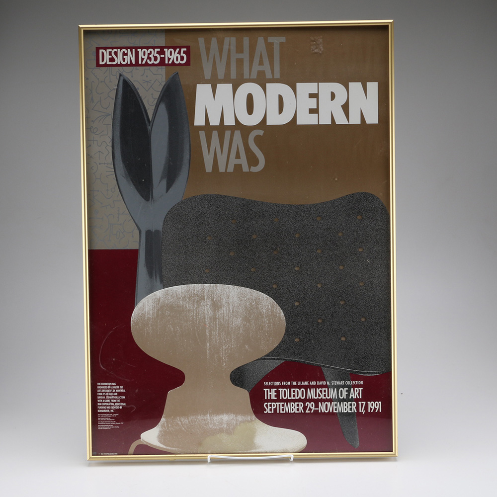 "What Modern Was" Toledo Museum of Art Framed Exhibit Poster