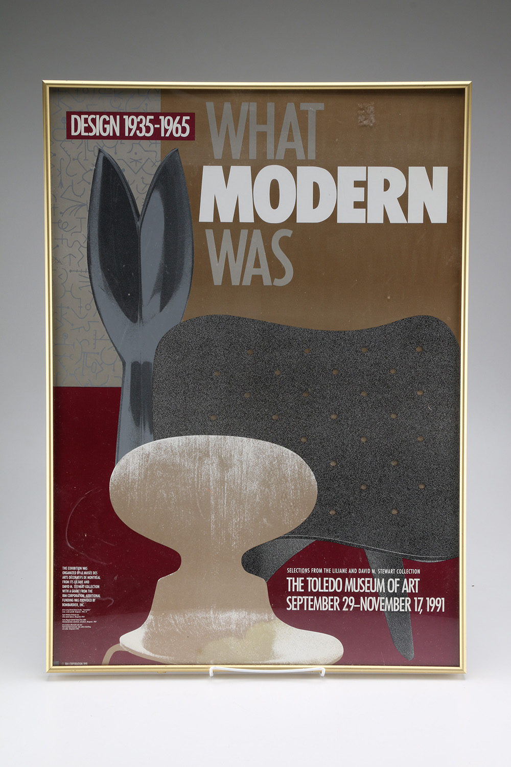 "What Modern Was" Toledo Museum of Art Framed Exhibit Poster