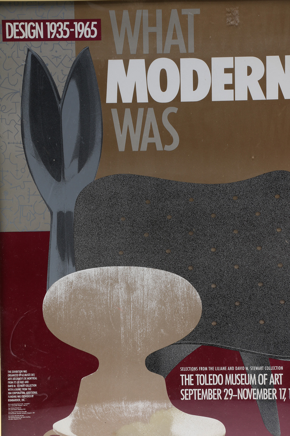 "What Modern Was" Toledo Museum of Art Framed Exhibit Poster